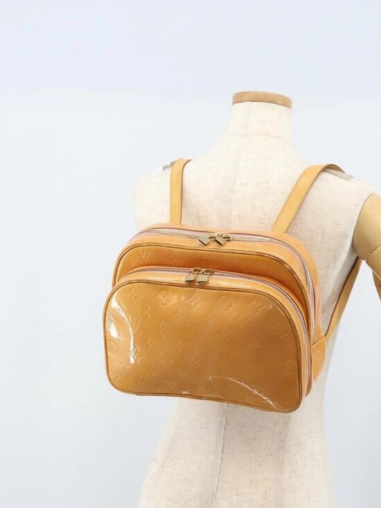 LOUIS VUITTON Vernis Marley Backpack Marshmallow Pink main image 8